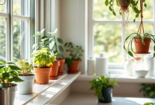 plantas de decoração