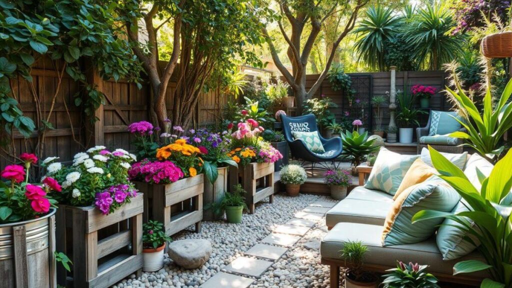 ideias de jardim simples