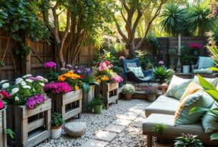 ideias de jardim simples