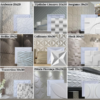 Molde pra Revestimento de Parede FDG Painel Decorativo